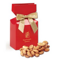 Extra Fancy Jumbo Cashews in Red Gift Box
